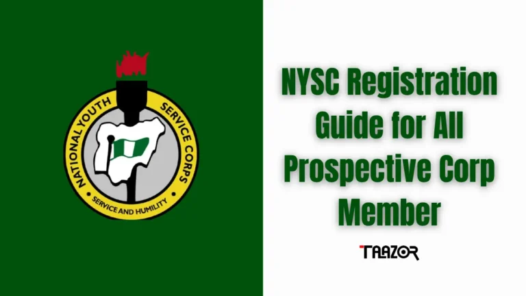 nysc registration guide for all prospective corp member